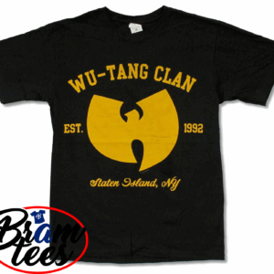 Tshirt Wu Tang Clan Established 1992 Logo Vintage