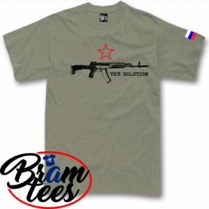 Tshirt Kalashnikov Russia Putin syria ak 47 Russian Assault Rifle